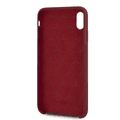 CG MOBILE Mercedes-Benz Silicone Phone Case with Microfiber Lining for iPhone Xs Max Officially Licensed - Red