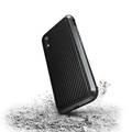 X-Doria Defense Lux Phone Case Compatible for iPhone Xr (6.1") Suitable with Wireless Charging - Black Carbon Fiber