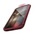 X-Doria Defense Lux Phone Case Compatible for iPhone Xr (6.1") Suitable with Wireless Charging - Red Leather
