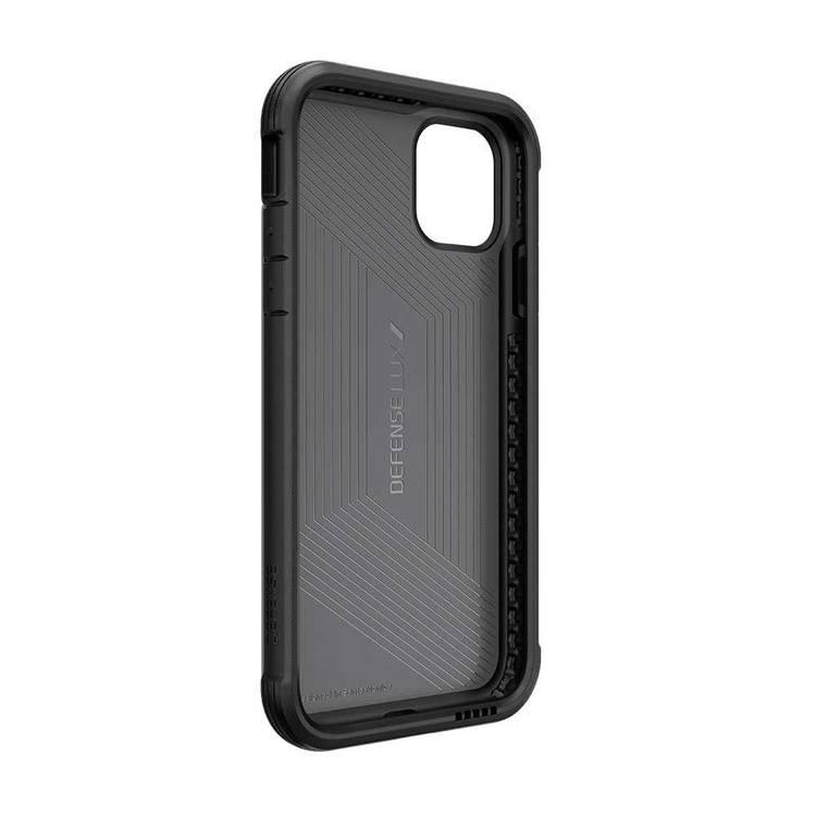 X-Doria Defense Lux Phone Case Compatible for iPhone 11 (6.1") Suitable with Wireless Charging - Black Carbon