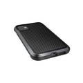 X-Doria Defense Lux Phone Case Compatible for iPhone 11 (6.1") Suitable with Wireless Charging - Black Carbon