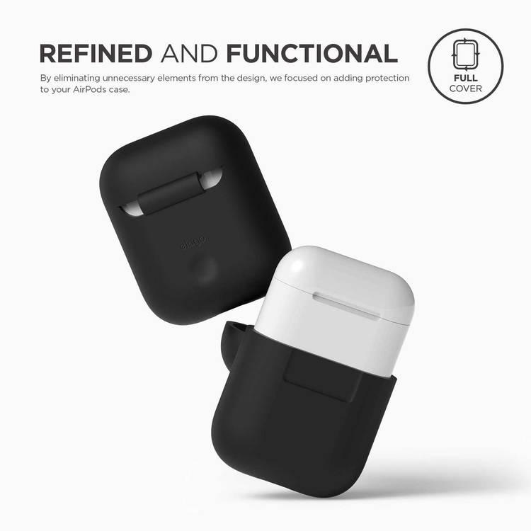 Elago Airpods Silicone Case - Black