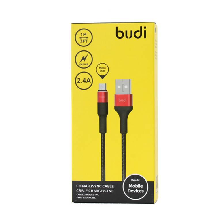 Budi Sync Micro USB Cable Power Line - Black