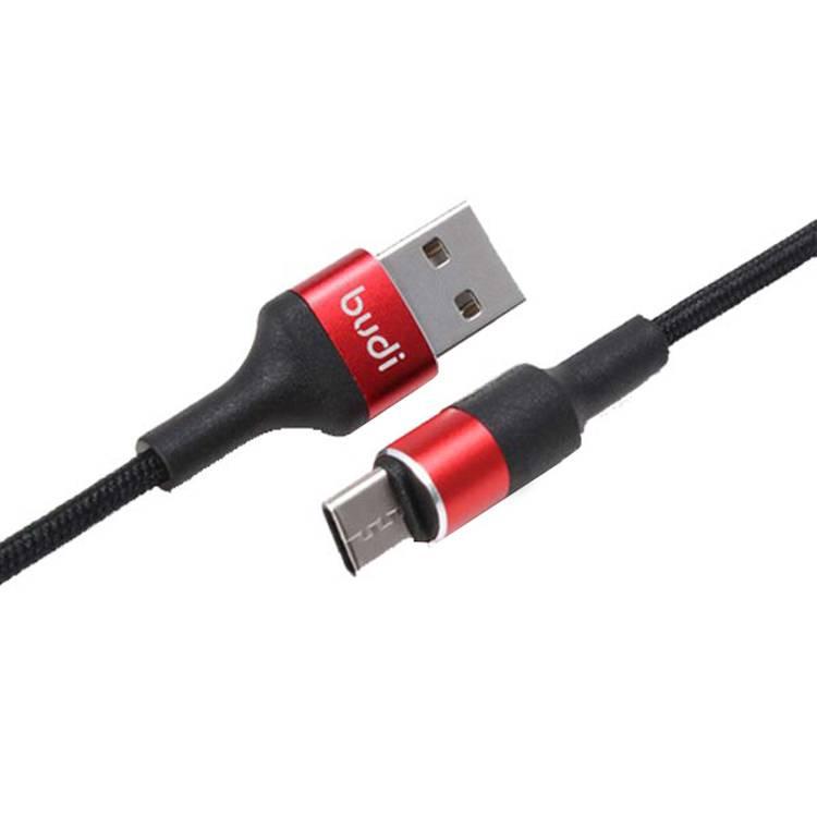 Budi Sync Micro USB Cable Power Line - Black