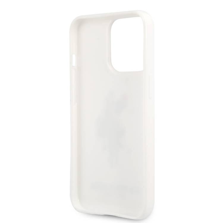 US Polo Assn Full TPU DH Color Logo Case for iPhone 13 Pro ( 6.1 ) - White
