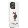 US Polo Assn Full TPU DH Color Logo Case for iPhone 13 Pro Max ( 6.7 ) - White