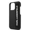 Karl Lagerfeld PU Leather Case With Elastic Band Strap For iPhone 13 Pro Max (6.7 ) - Black