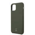 Mercedes-Benz Liquid Silicone Case for iPhone 11 Pro Max - Midnight Green