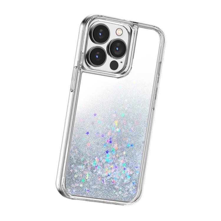 Green Lion 3D Glitter Resin Case for iPhone 13 Pro Max ( 6.7 ) - Silver