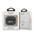 Guess PU 4G Case with Script Metal Logo for Airpods 3 - Gray