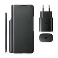 Galaxy Z Fold3 kit cover Samsung With kit cover + S pen + 25w Adapter - Black