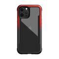 X-Doria Raptic Shield Phone Case Compatible for iPhone 12 Pro Max (6.7) Drop Resistant iPhone 12 Pro Max Cover - Black/Red Gradient