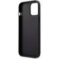 BMW Hot Stamp Leather Case with Horizontal Lines Compatible with Apple iPhone 11 Pro Max - Black