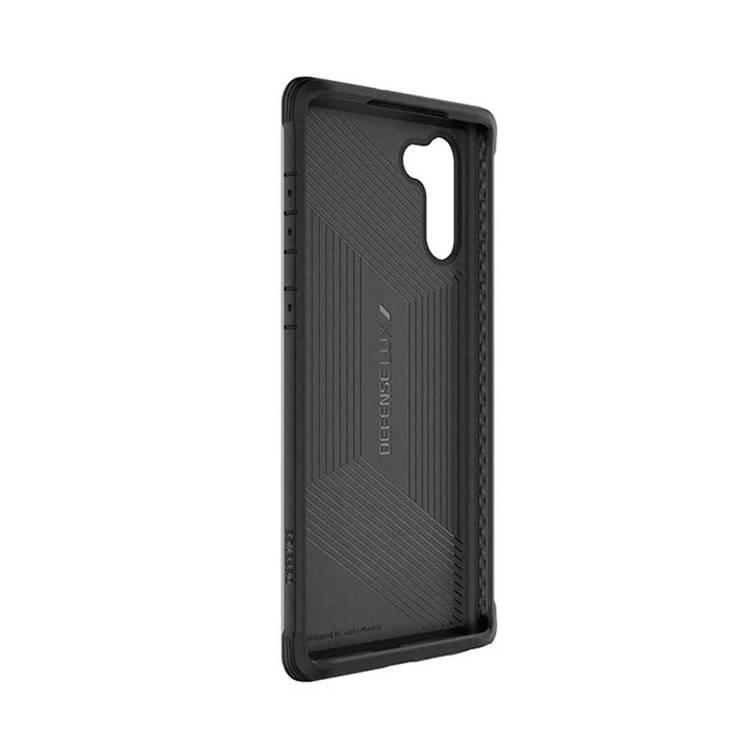 X-Doria Defense Lux Phone Case Compatible for Samsung Galaxy Note 10 | Drop Protection Back Cover - Black Carbon