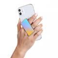 Handl Iridescent Mobile Stand Phone Grip with Popl Instant Sharing Device - Blue/Purple