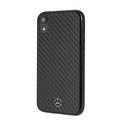 CG MOBILE Mercedes-Benz Real Carbon Fiber Hard Phone Case for iPhone Xr Officially Licensed - Black