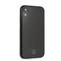 CG MOBILE Mercedes-Benz Real Carbon Fiber Hard Phone Case for iPhone Xr Officially Licensed - Black