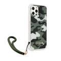 Guess PC Camo Hard Case with Nylon Cord for iPhone 12 / 12 Pro ( 6.1  ) - Kaki