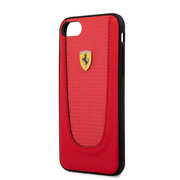 Ferrari Pit Stop Hard Case Apple iPhone 7 - Red Carbon
