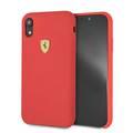 Ferrari SF Silicone Case for iPhone Xr - Red