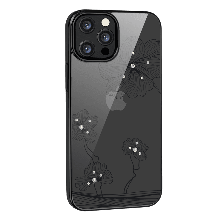 Devia 355462-GBK Crystal Flora Series Case for iPhone 13 Pro Max ( 6.7  ) - Gun Black