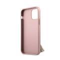 CG MOBILE Guess PC/TPU Saffaino Collection Hard Phone Case with Ring Stand Compatible for iPhone 12 Mini (5.4") Drop Protection Mobile Case Officially Licensed - Pink