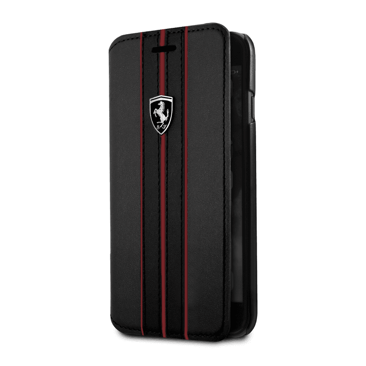 Ferrari Urban Collection Book type Phone Case for iPhone 7 - Black