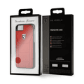 CG MOBILE Ferrari Heritage 488 Genuine Leather Hard Phone Case Compatible for iPhone 7 / 8 | Shock & Scratch Resistant Mobile Case Officially Licensed - Red
