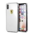 CG MOBILE Ferrari Shockproof Hard Phone Case Compatible for Apple iPhone Xs Max (6.5") Anti-Scratch Mobile Case Officially Licensed - Transparent