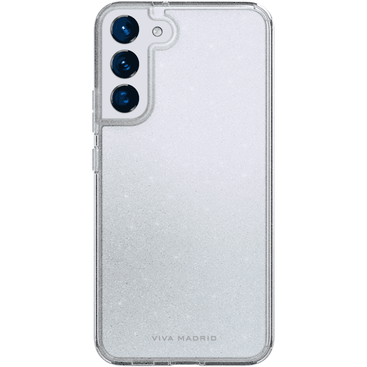 Viva Madrid Celeste Back Phone Case Compatible for Samsung Galaxy S22 Plus | Shockproof Mobile Case - Clear