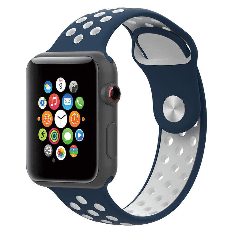 Waterproof Apple Watch with PDSILNS44-BUWH & Porodo Siliconestrap Features