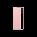 Samsung Clear View Cover for Galaxy S21 Plus, Keeps the phone clean, Use your phone-screen unseen, Easy control at a tap, Cutting-edge design For Samsung Galaxy S21 Plus  - Pink