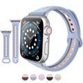 AhaStyle WA13-40MM-SG Premium Silicone Apple Watch Band Duotone Design 38 / 40mm Sport Strap Compatible with Apple Watch Series SE/6/5/4/3 - Gray