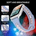 AhaStyle WA13-40MM-SG Premium Silicone Apple Watch Band Duotone Design 38 / 40mm Sport Strap Compatible with Apple Watch Series SE/6/5/4/3 - Gray