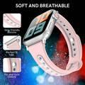 AhaStyle WA13-40MM-PK Premium Silicone Apple Watch Band Duotone Design 38 / 40mm Sport Strap Compatible with Apple Watch Series SE/6/5/4/3 - Pink