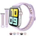 AhaStyle WA13-40MM-PR Premium Silicone Apple Watch Band Duotone Design 38 / 40mm Sport Strap Compatible with Apple Watch Series SE/6/5/4/3 - Lavender