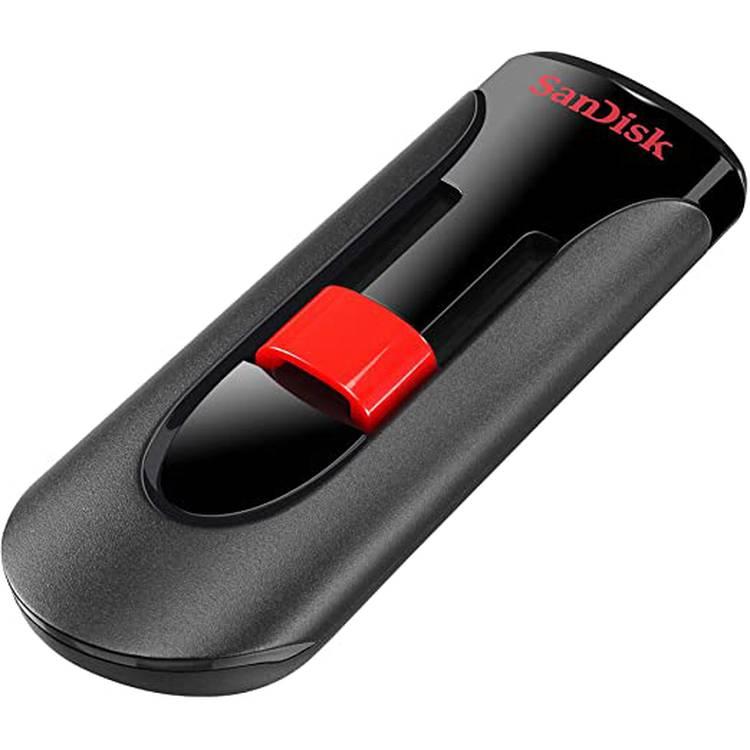 Sandisk 16 GB USB 2.0 Cruzer Glide Flash Drive - SDCZ60-016G-B35 - Black