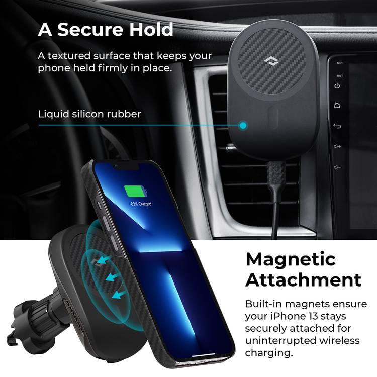 NUMBER ZERO 2.0 magnetic car vent phone mount holds your iPhone 12 securely  in place » Gadget Flow