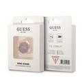 Guess Metal Ring Stand 4G, Compatible with All Smartphone - Brown