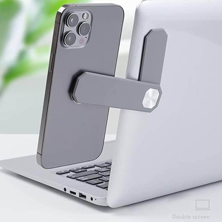 Ahastyle Adjustable Laptop Slim Stand Computer Monitor Expansion Pivot Bracket - Grey