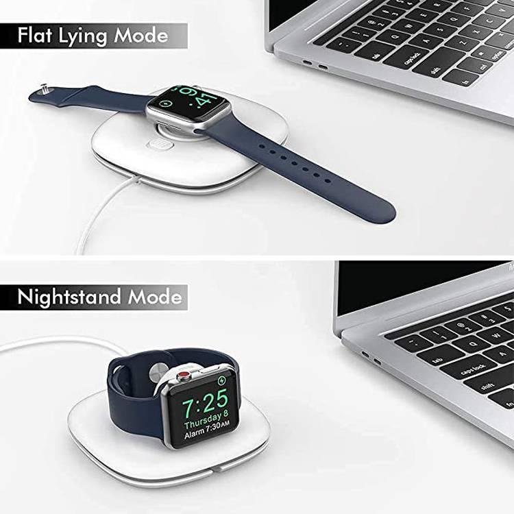 Ahastyle ABS Plastic Foldable Stand For Apple Watch Charger, Compatible with all Apple Watch - Black