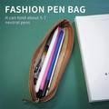 Ahastyle PU Leather Storage Bag foe Apple Pencil 1&2 - Brown