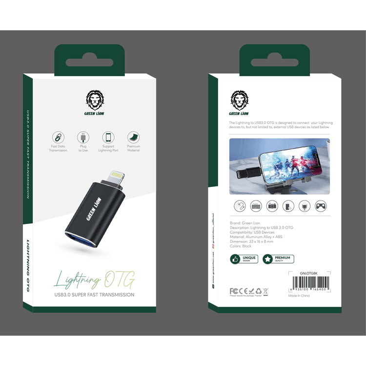 GreenLion OTG Adaptor - Black