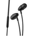 Porodo Blue Stereo Earphones with AUX Connector 1.2m - Black