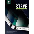 Green Lion 9H Steve Privacy Full Glass Screen Protector  - Black