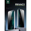 واقي شاشة زجاجي كامل 9H Steve Privacy من Green Lion  - أسود