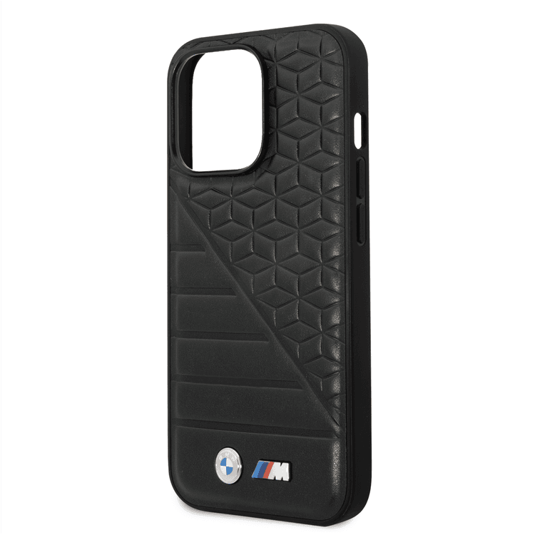 BMW M Collection PU Leather Case Hot Stamped BI/Pattern Printed Logo For iPhone 14 Pro Max