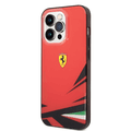 Ferrari PC/TPU Case with Double Layer Print iPhone 14 Pro Compatibility - Red