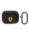 CG MOBILE Ferrari TPU Case with Double Layer Design Shockproof Case Cover Portable & Protective with Scratch Protection, Resistant to Damage Compatible with Airpods Pro - Black