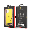 Ferrari PC/TPU Case with Double Layer Print iPhone 14 Compatibility - Yellow